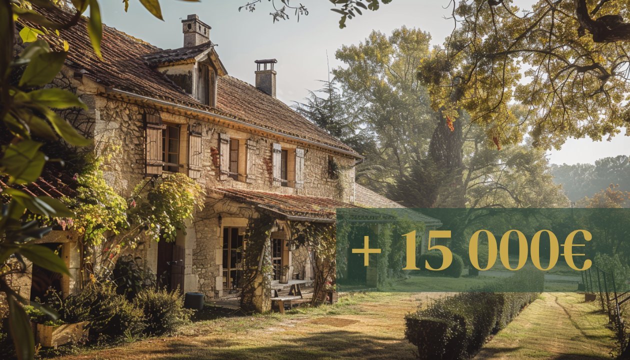 Maison de pierre dans le Lot vendue à un couple britannique de Bristol
