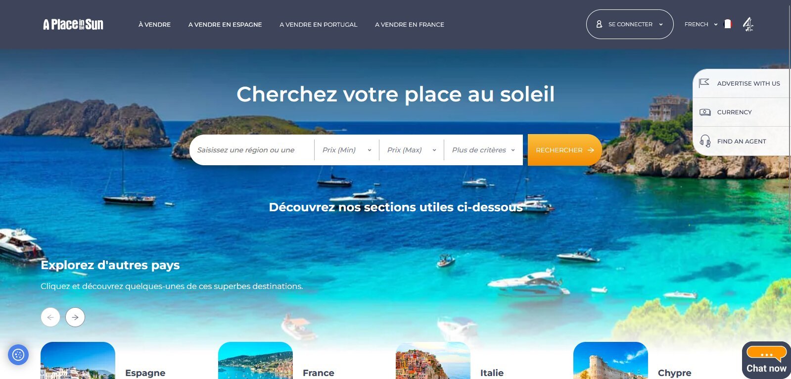 A Place in the Sun, le portail immobilier britannique de référence