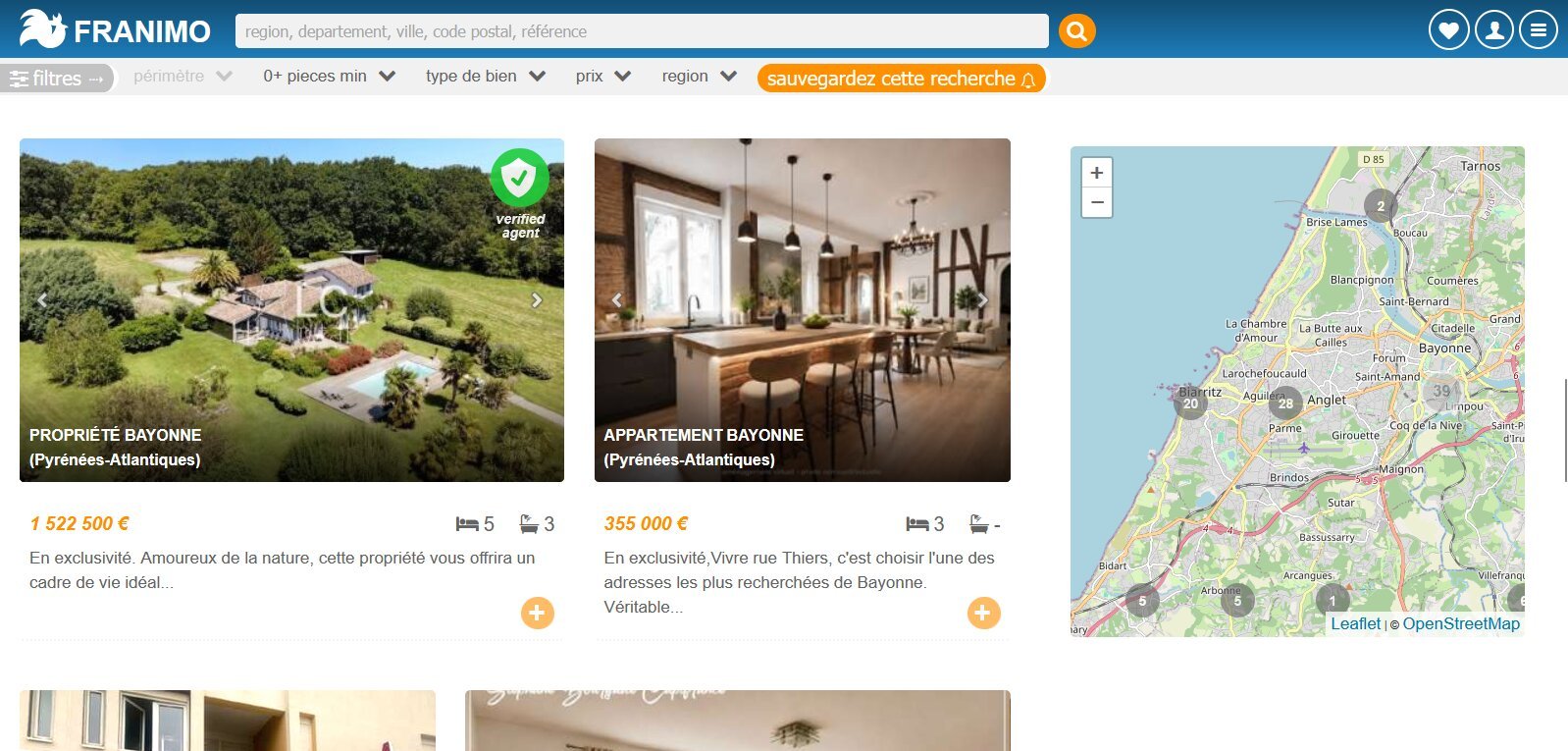 Franimo, le réseau néerlandais de l'immobilier français